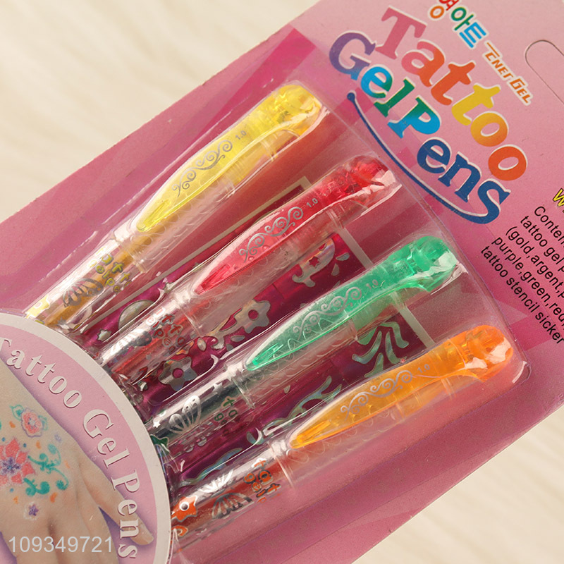 Top products 4pcs school office stationery gel pen