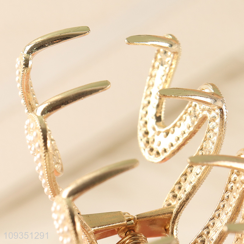 China wholesale hair decoration hair claw clips for ladies