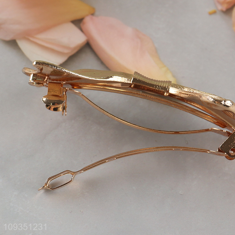 Low price alloy hair clips hair decoration