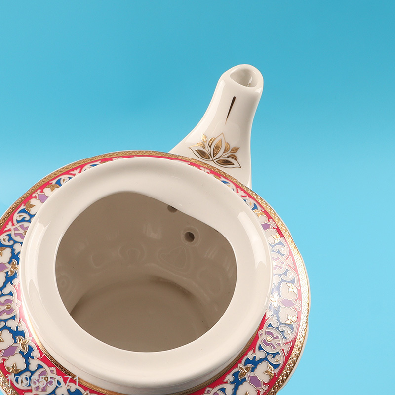 Wholesale ceramic tea pot with handle