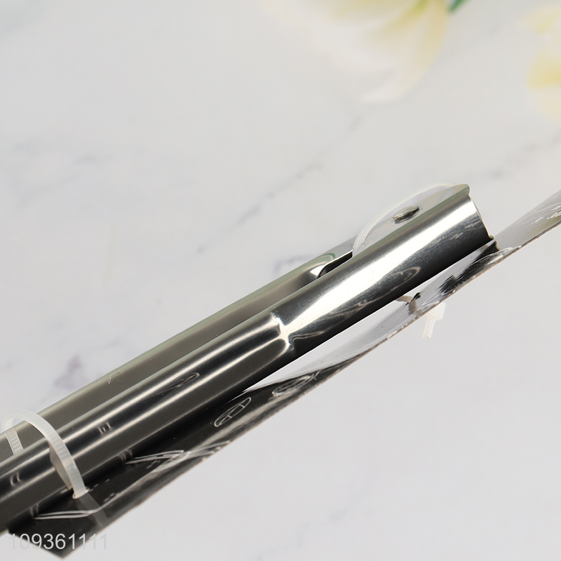 Low price 7-inch stainless steel food  tongs