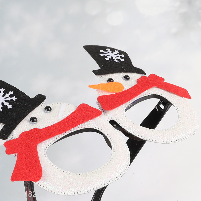 Top sale party glasses Christmas glasses snowman glasses