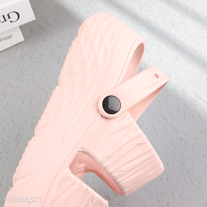 Top selling pink women non-slip slippers for summer