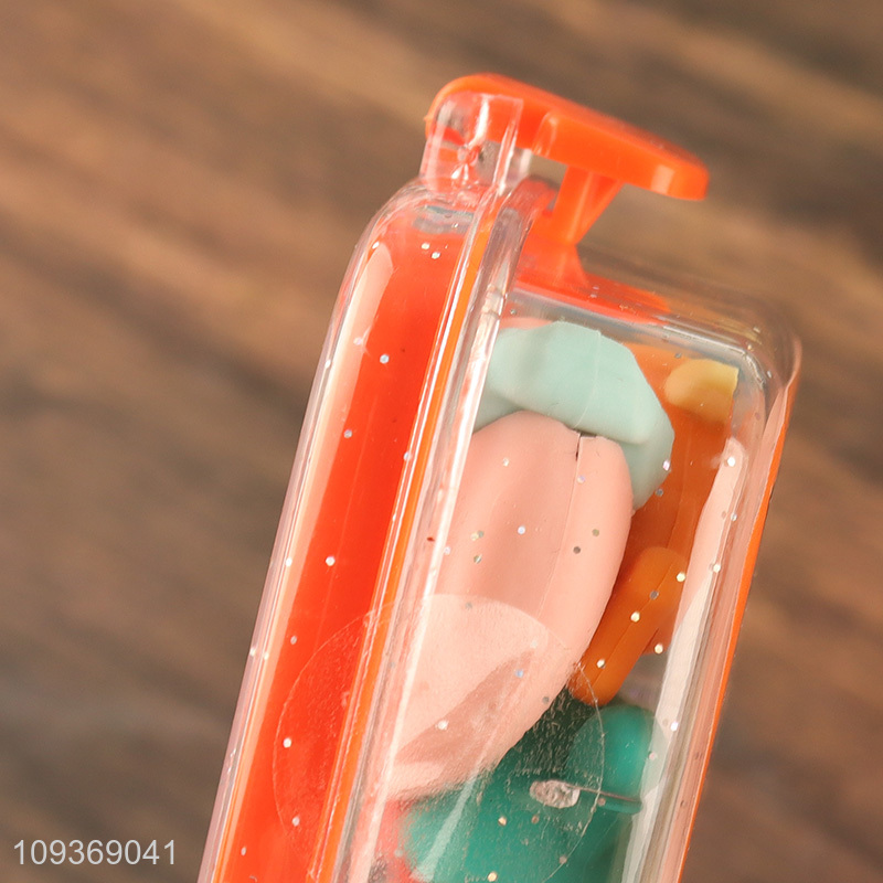 Top products cartoon students stationery eraser set