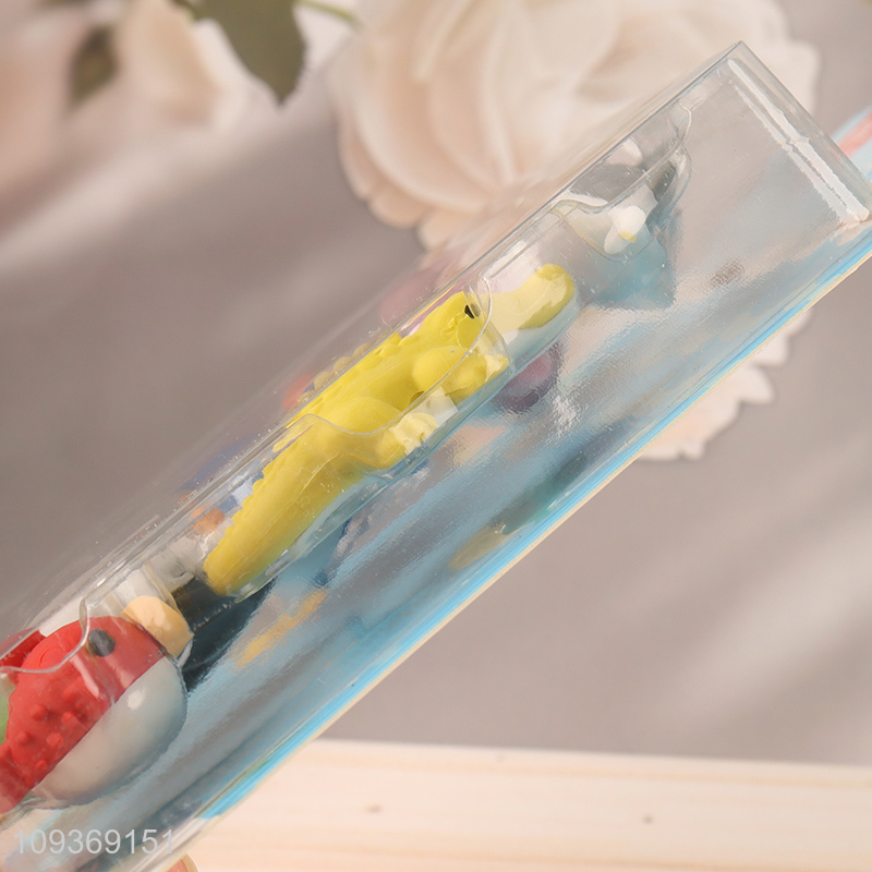 Wholesale creative children stationery eraser set