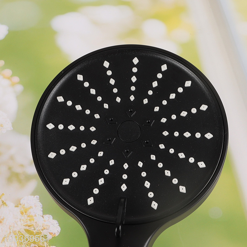 Hot selling black household shower head for bathroom accessories