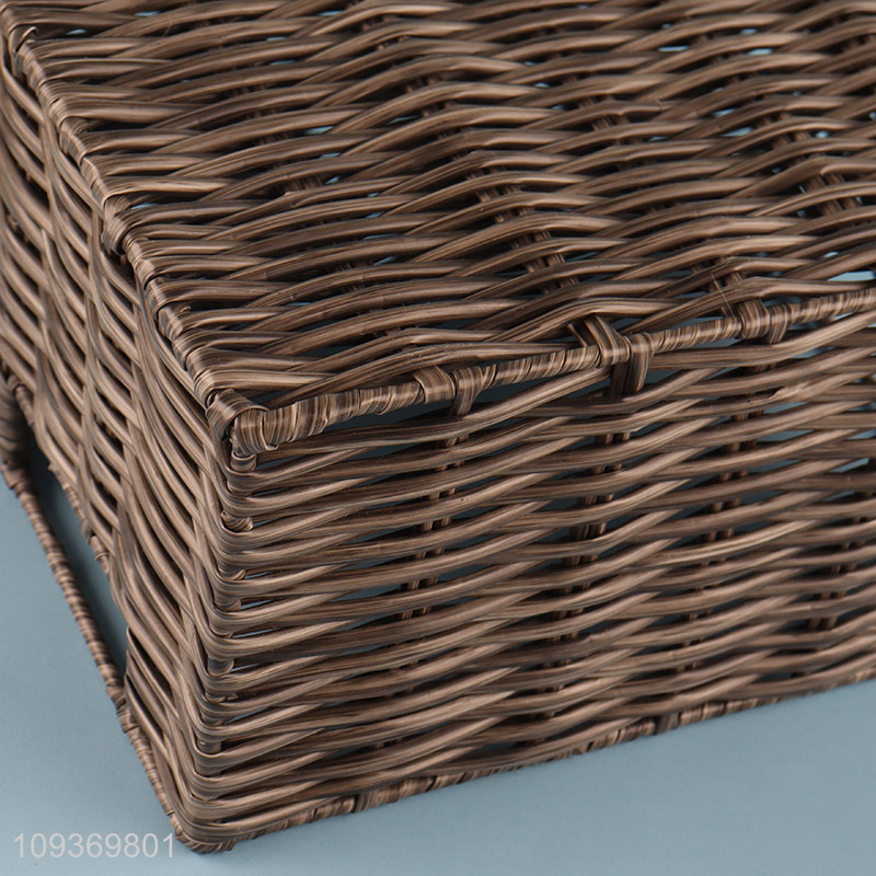 Factory supply storage basket laundry basket with handle