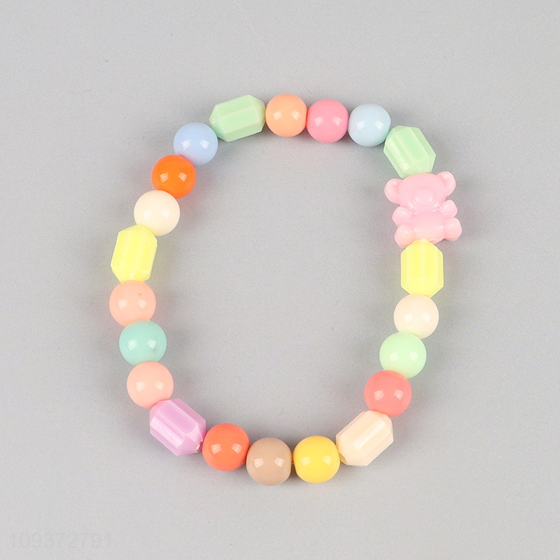Online wholesale candy color girls fashion bracelet