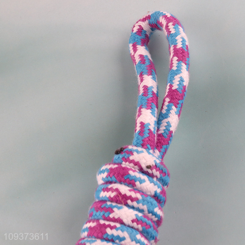 New product bite-resistant pet teething toys cotton rope toys