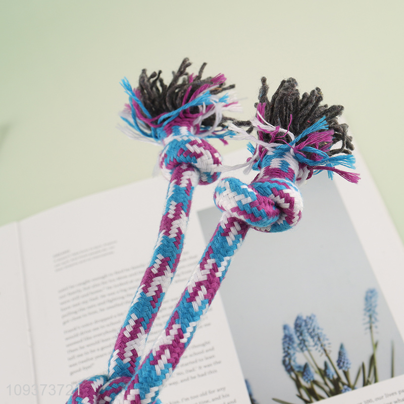Factory supply pet chew toys cotton rope toys