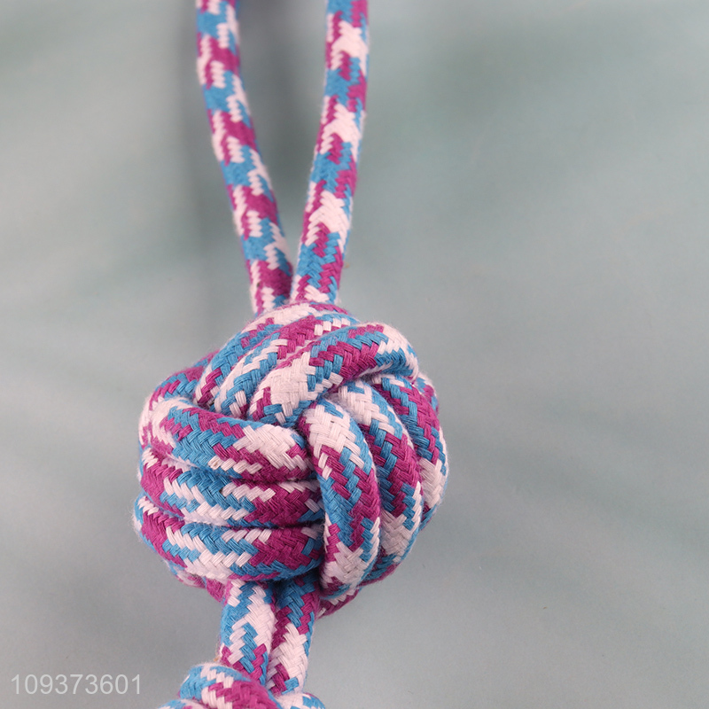 China wholesale pet teething toys cotton rope toys