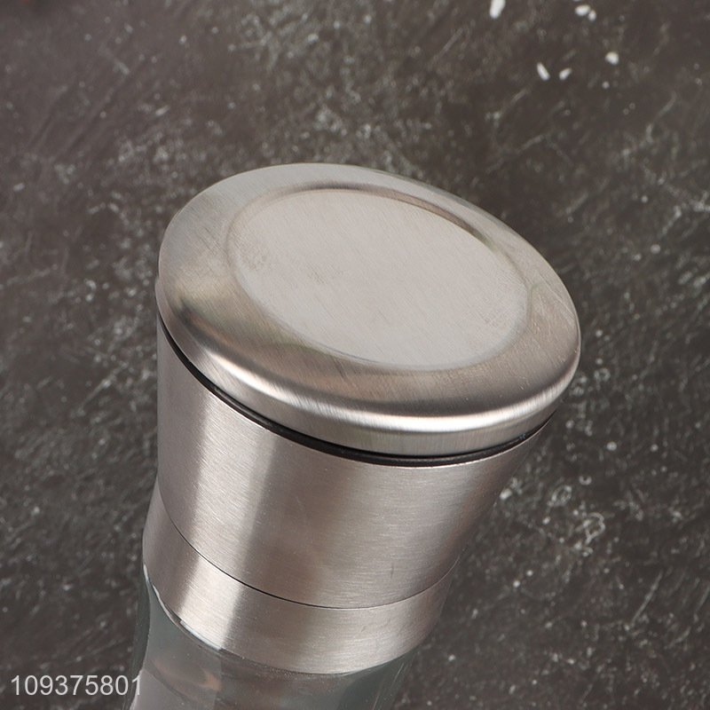 China supplier glass salt pepper mill bottle