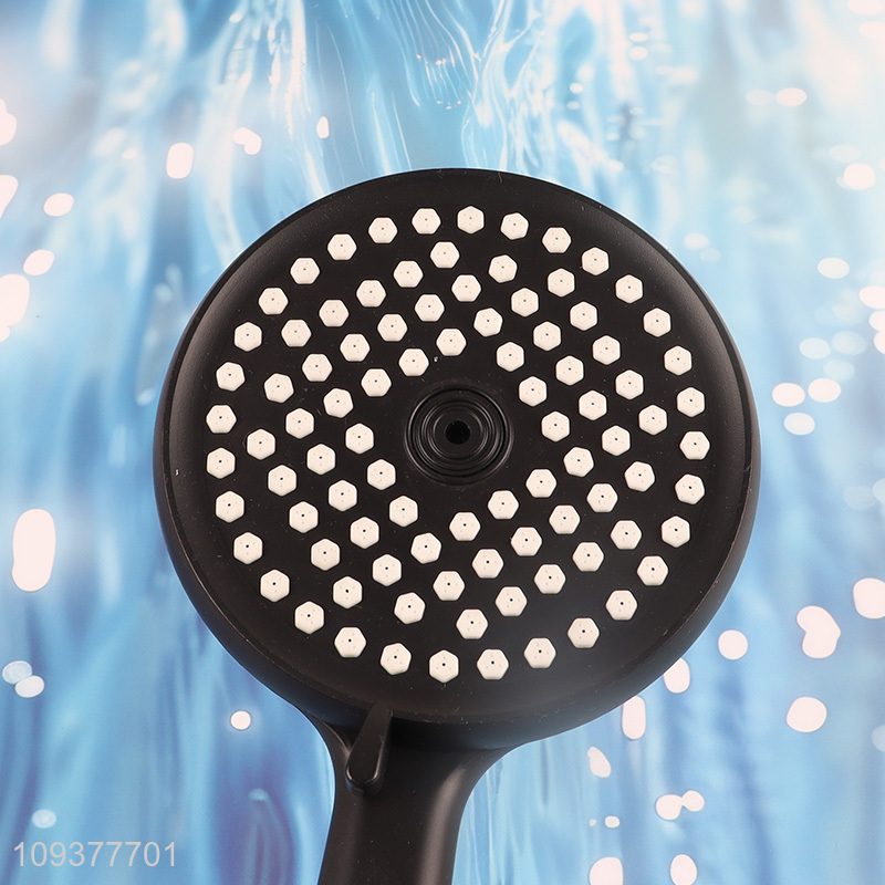 China factory black handheld ABS shower head