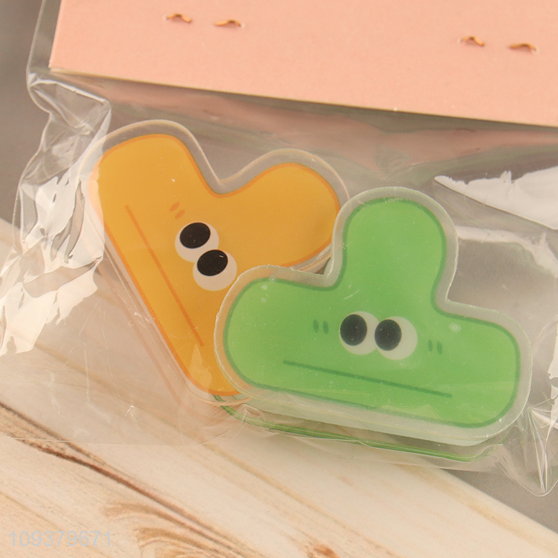 New arrival cartoon 2pcs plastic paper clips set