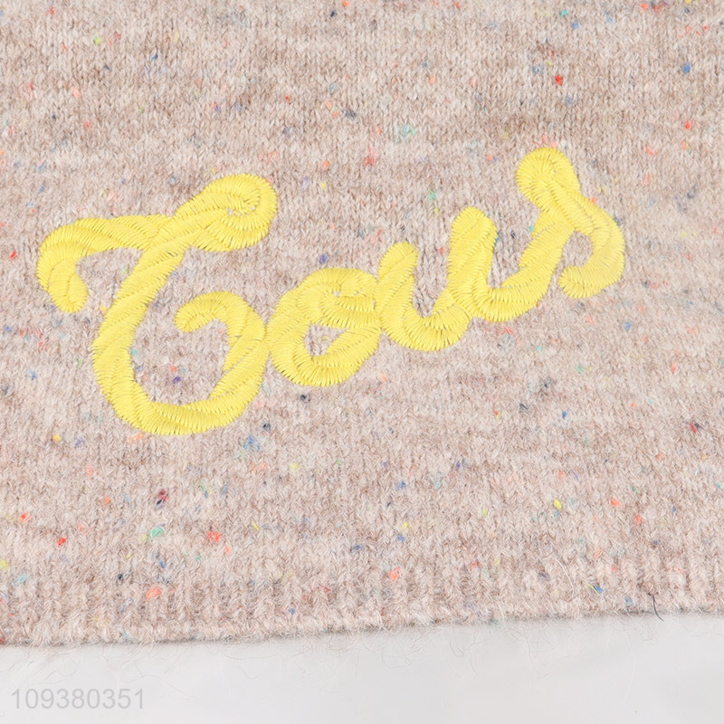 New arrival soft warm knitted scarf for winter