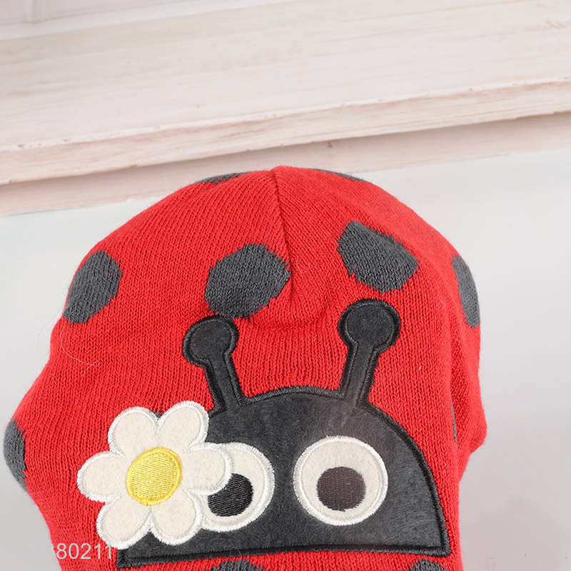 Top products knitted hat winter cartoon earflap hat
