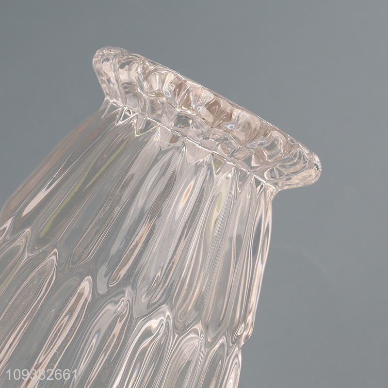 Hot sale glass flower vase hydroponic vase