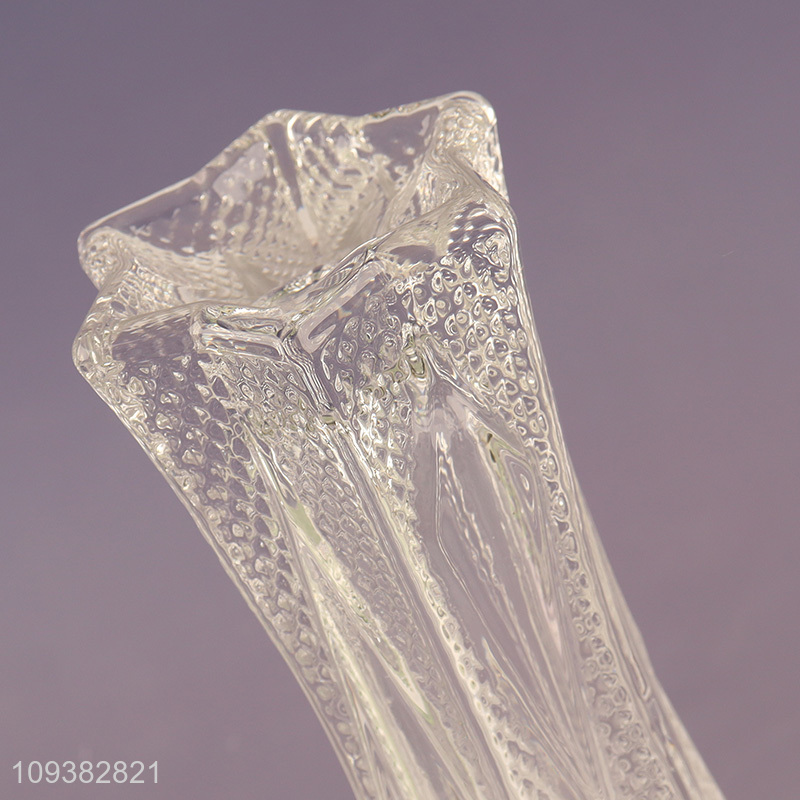 Top quality glass flower vase hydroponic vase for sale