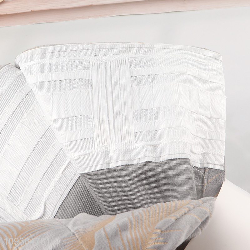 Low price modern style polyester fabric window curtain