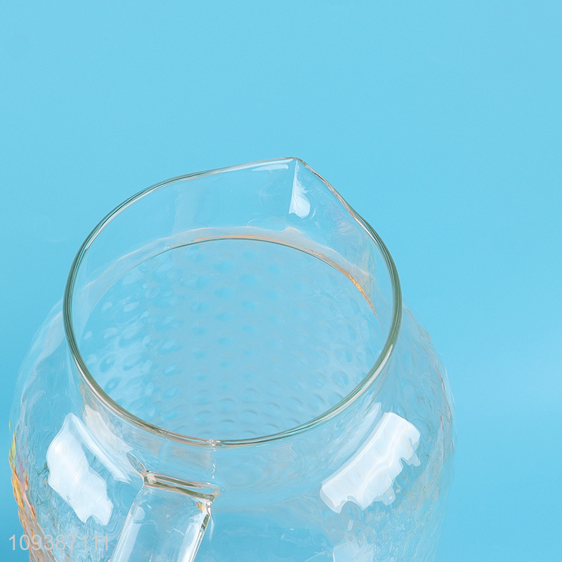 Top quality large capacity glass water jug tea pot