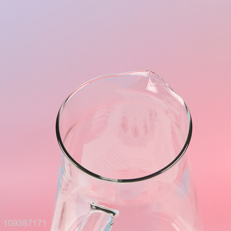 Factory price large capacity glass water jug tea pot