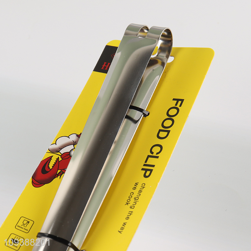New product stainless steel food tongs food clips