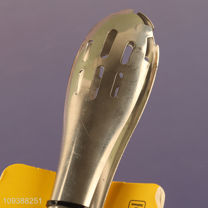 Top sale non-slip stainless steel food tongs food clips