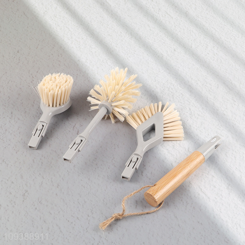 Latest products   3pcs kitchen pot brush dish washing brush