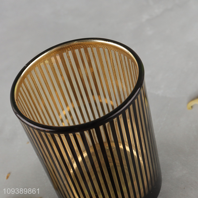 Online wholesale glass candle jar holder candle cup