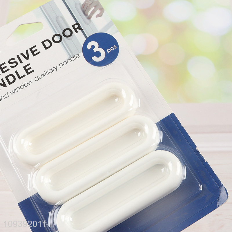 Good price 3pcs adhesive door window handle