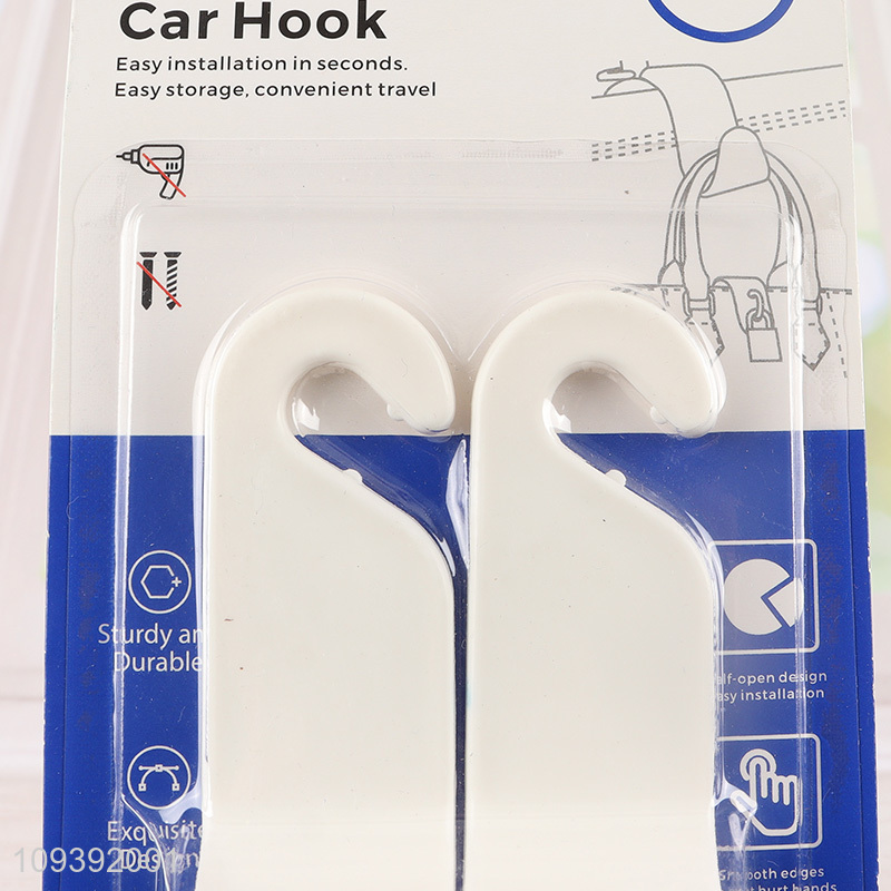 Good quality multicolor car organizer car hooks