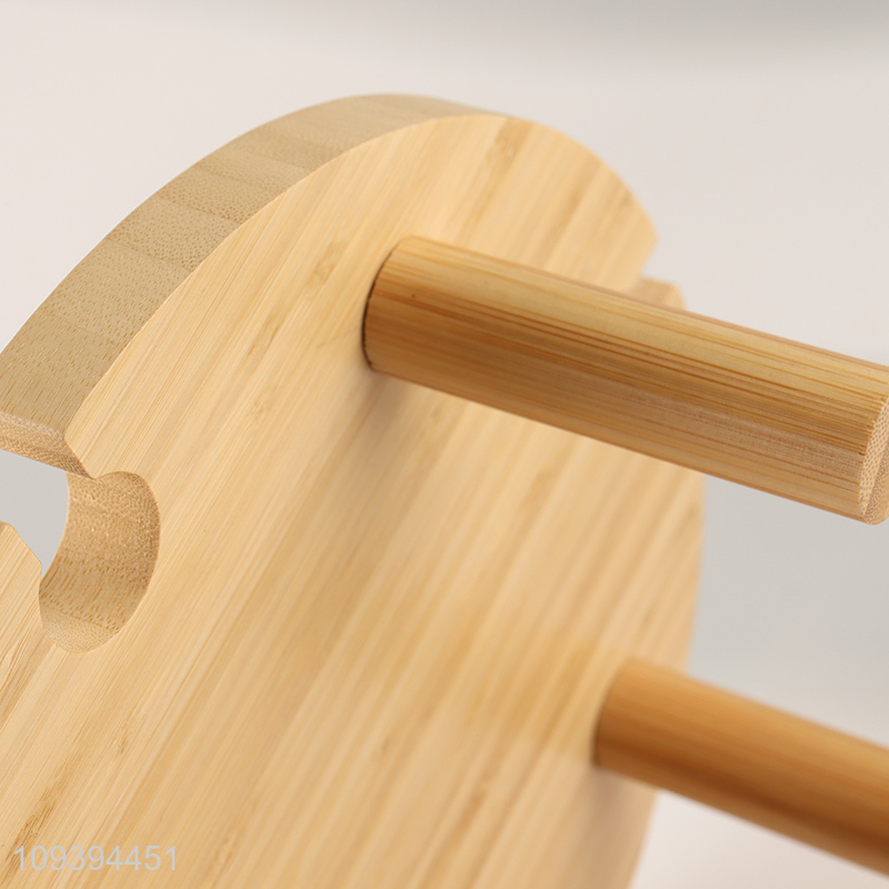 New arrival wooden multi-compartment snack tray mini table