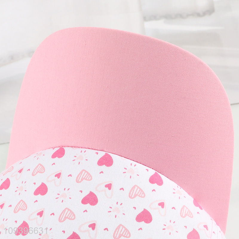 China factory heart printed casual hat baseball cap
