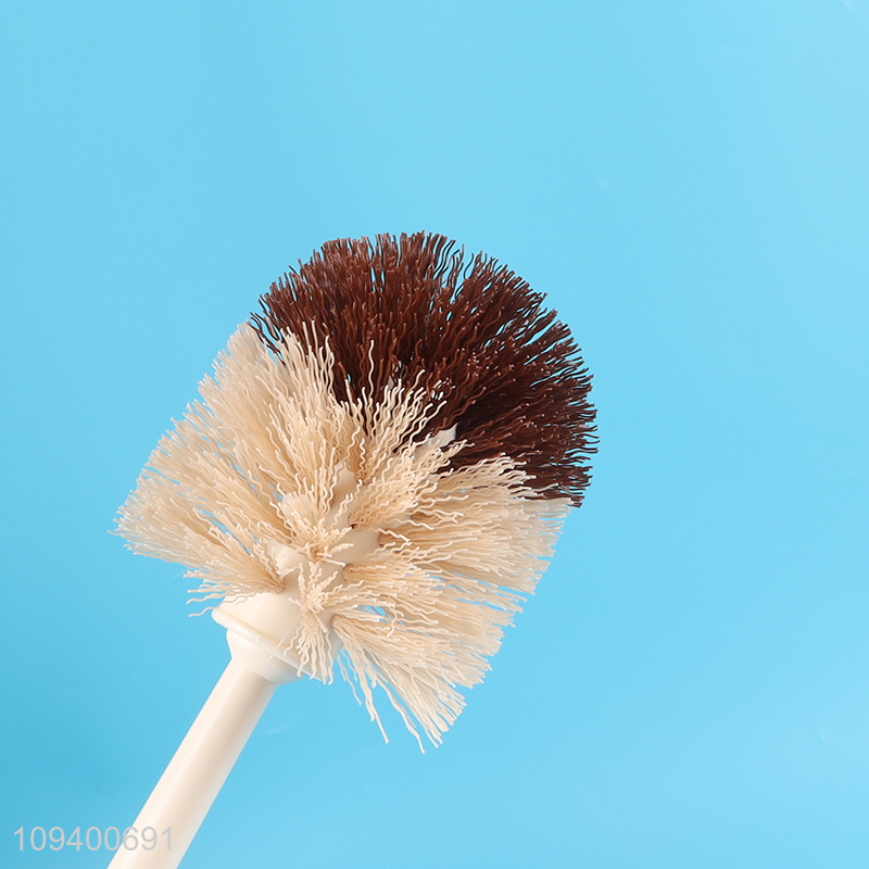 Hot sale bathroom accessories wooden handle toilet brush