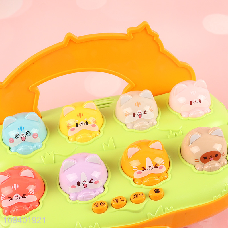Wholesale piano cat toy whack-a-mole musical toy