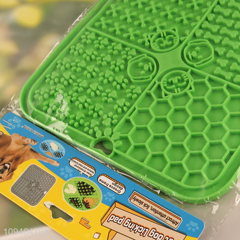 China factory pet slow feeder mat dog licking pad