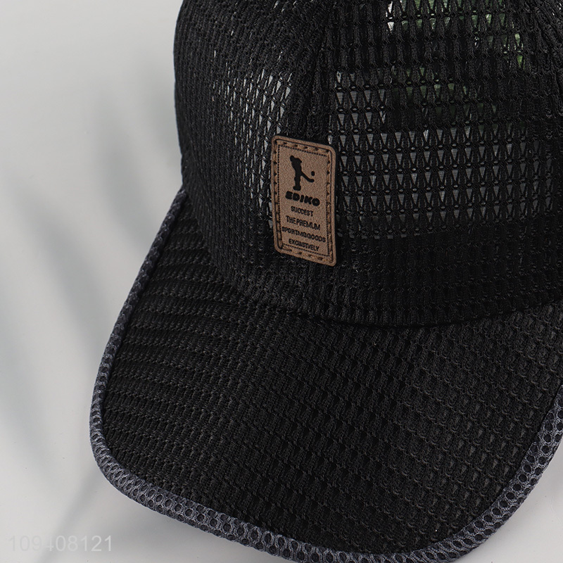 New arrival breathable adjustable baseball cap trucker hat