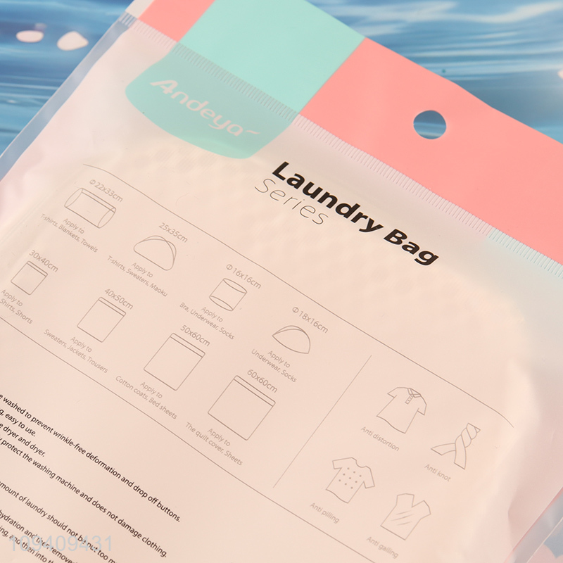 Good sale 90g honeycomb mesh cylinder bra laundry bag