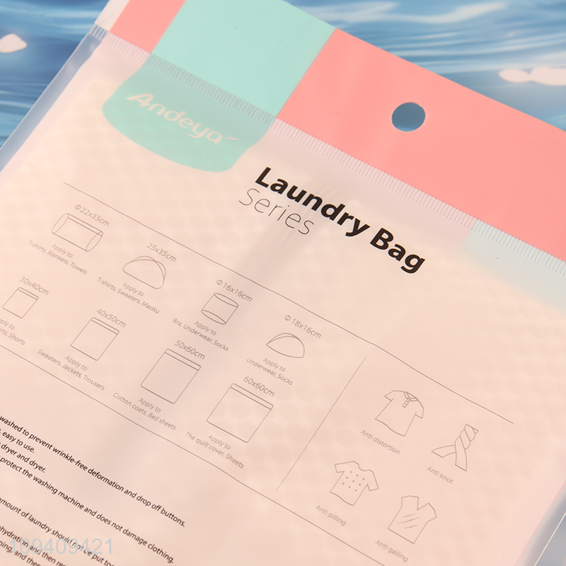 Good price 90g honeycomb mesh cylinder laundry bag