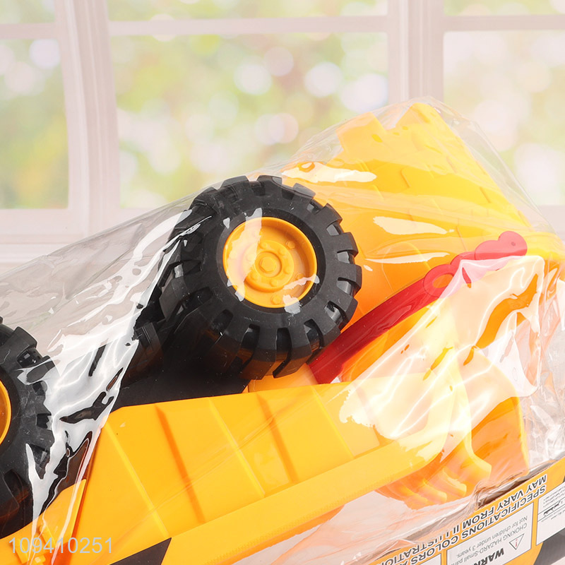 Good sale durable sliding cartoon crane truck toy