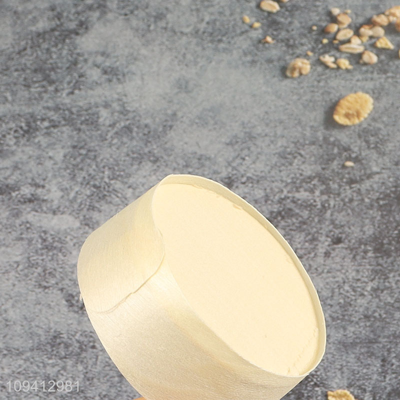 Hot products wooden disposable cupcake cup