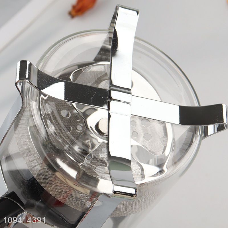 Good selling clear glass french press coffee maker
