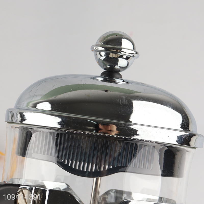 Good selling clear glass french press coffee maker
