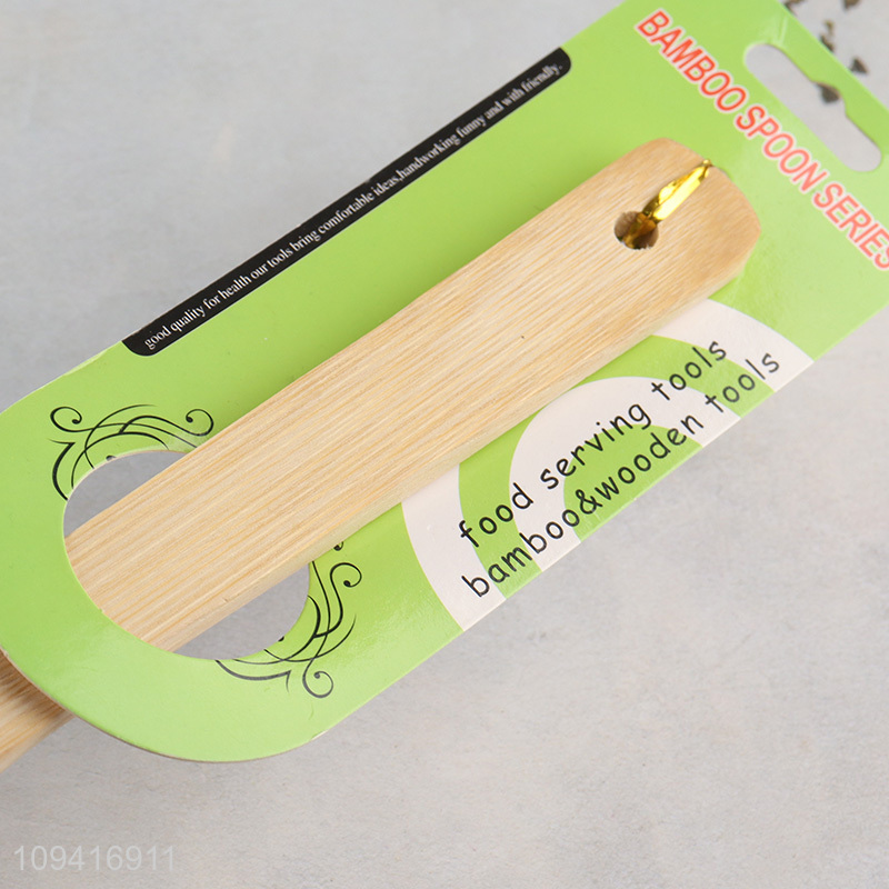 China wholesale bamboo kitchen utensil cooking spatula