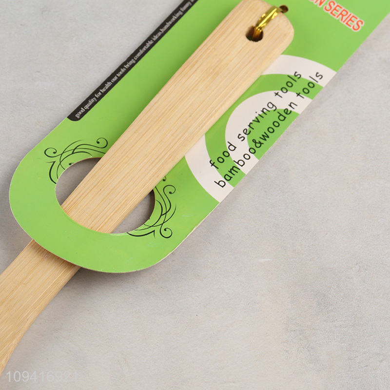 New product bamboo kitchen utensil slotted spatula