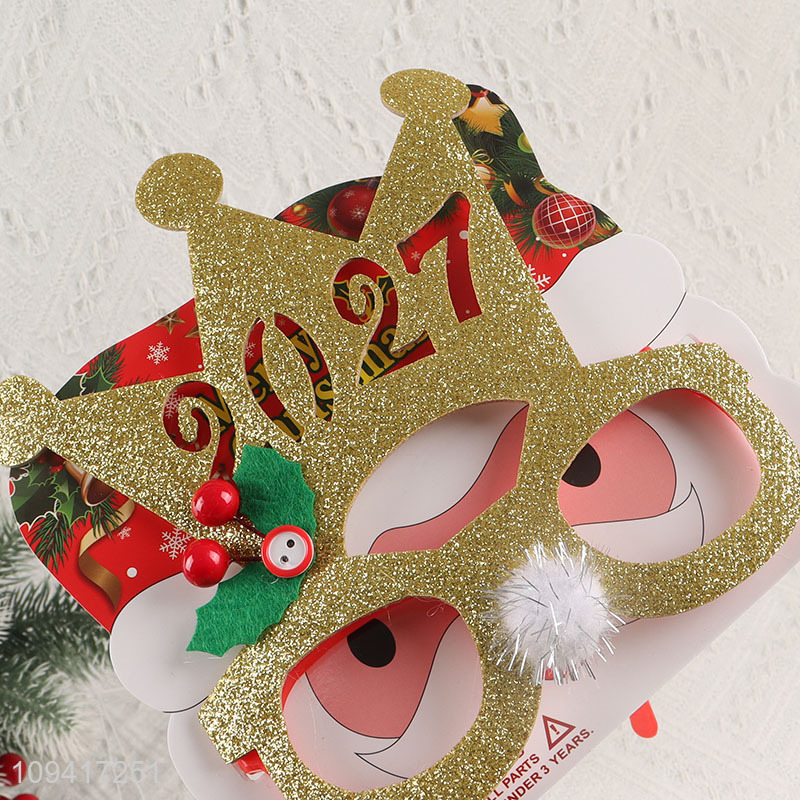 China products Christmas golden party glasses