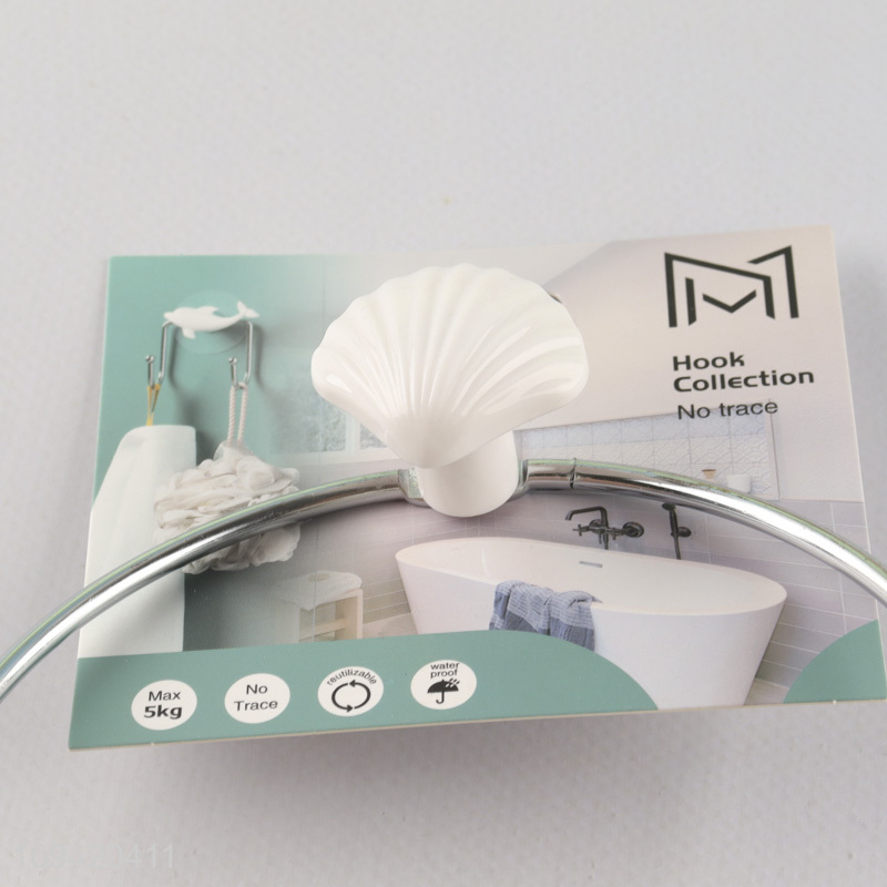 Good selling round towel rack suction cup hook