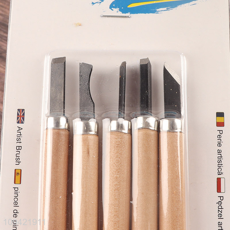 China wholesale 5pcs carving knife set for diy clay