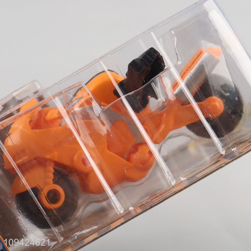 Hot selling 8 in 1 transformable motorcycle robot toy