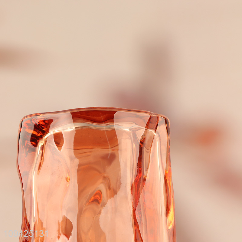 China supplier desktop decor glass candle holder